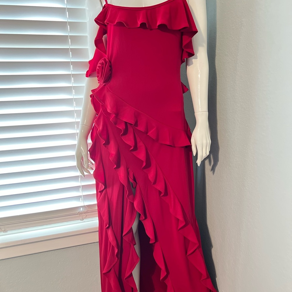 JLUXLABEL Vibrant Red Dress
